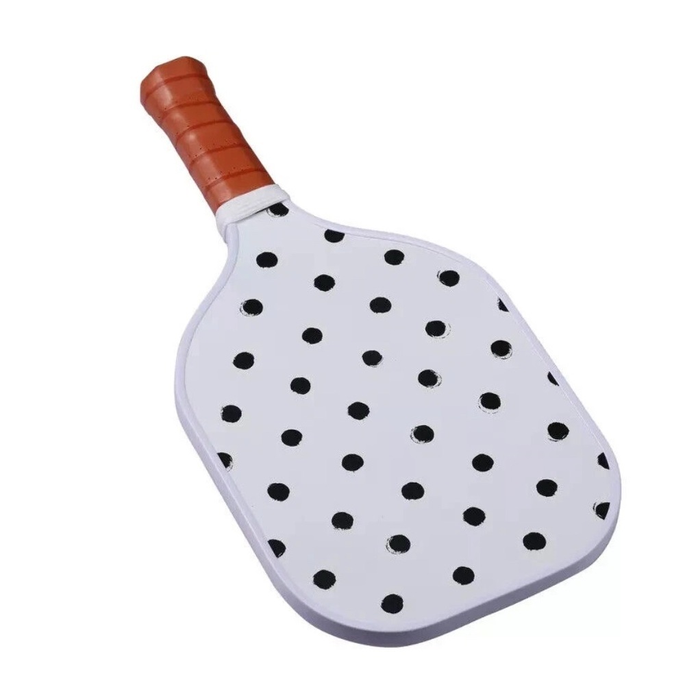 Sakar 13mm Pickleball Paddle Double Sided - Black White Floral / Polka Dots NWOT - Picture 2 of 3